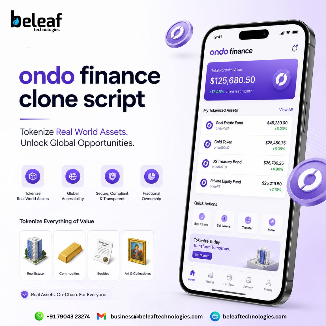 Ondo Finance Clone – Simplify Real-World Asset Investments
